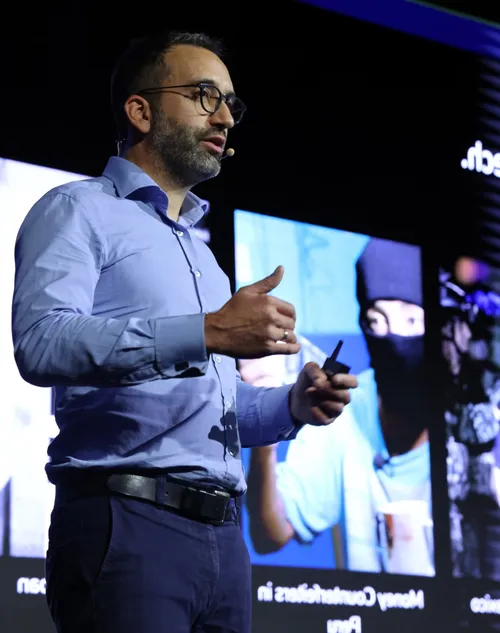 Sylvan speaking at hack in paris 2023